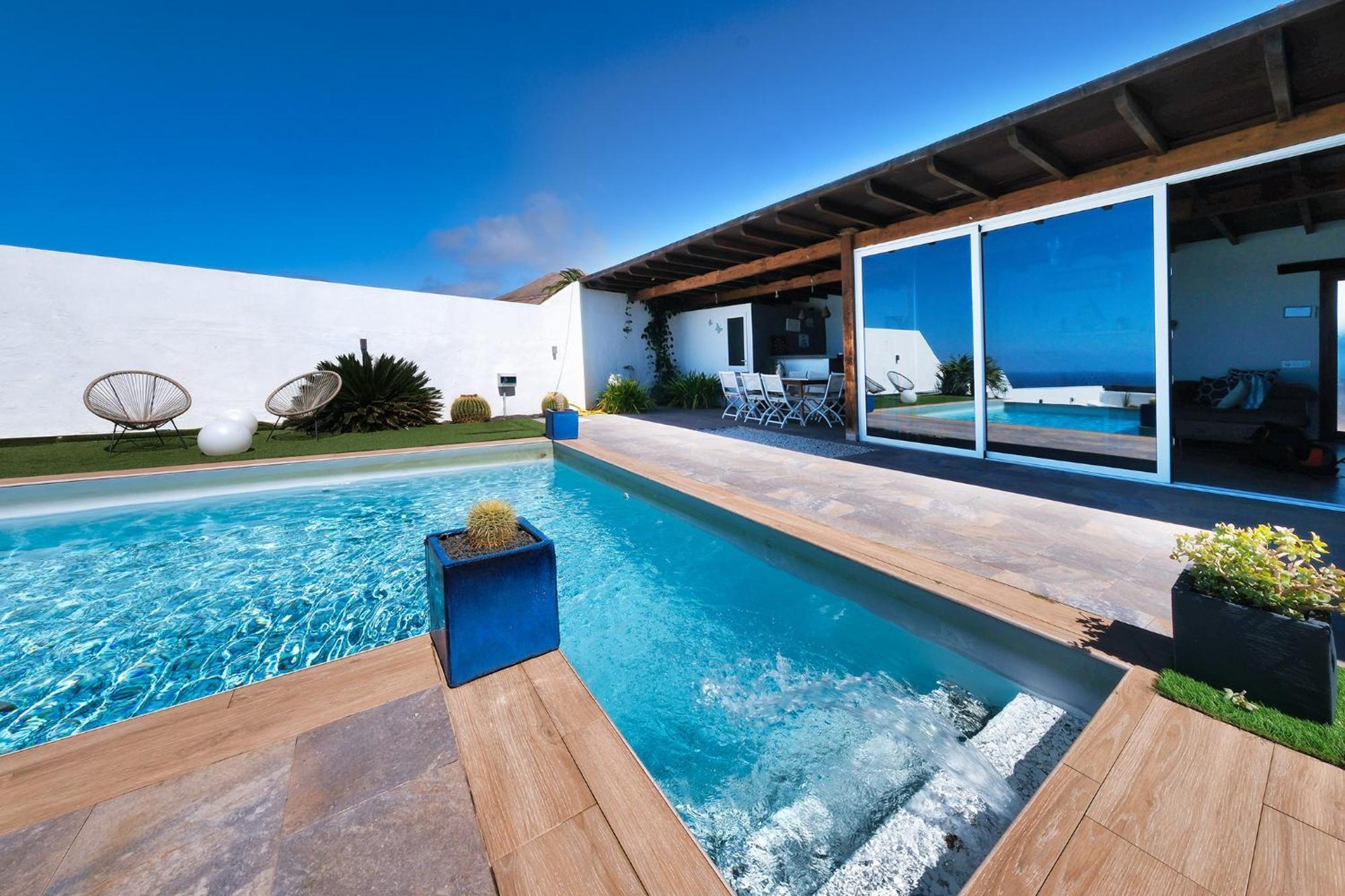 Villa Macher Piscina Y Bar Piscina 蒂亚斯 外观 照片