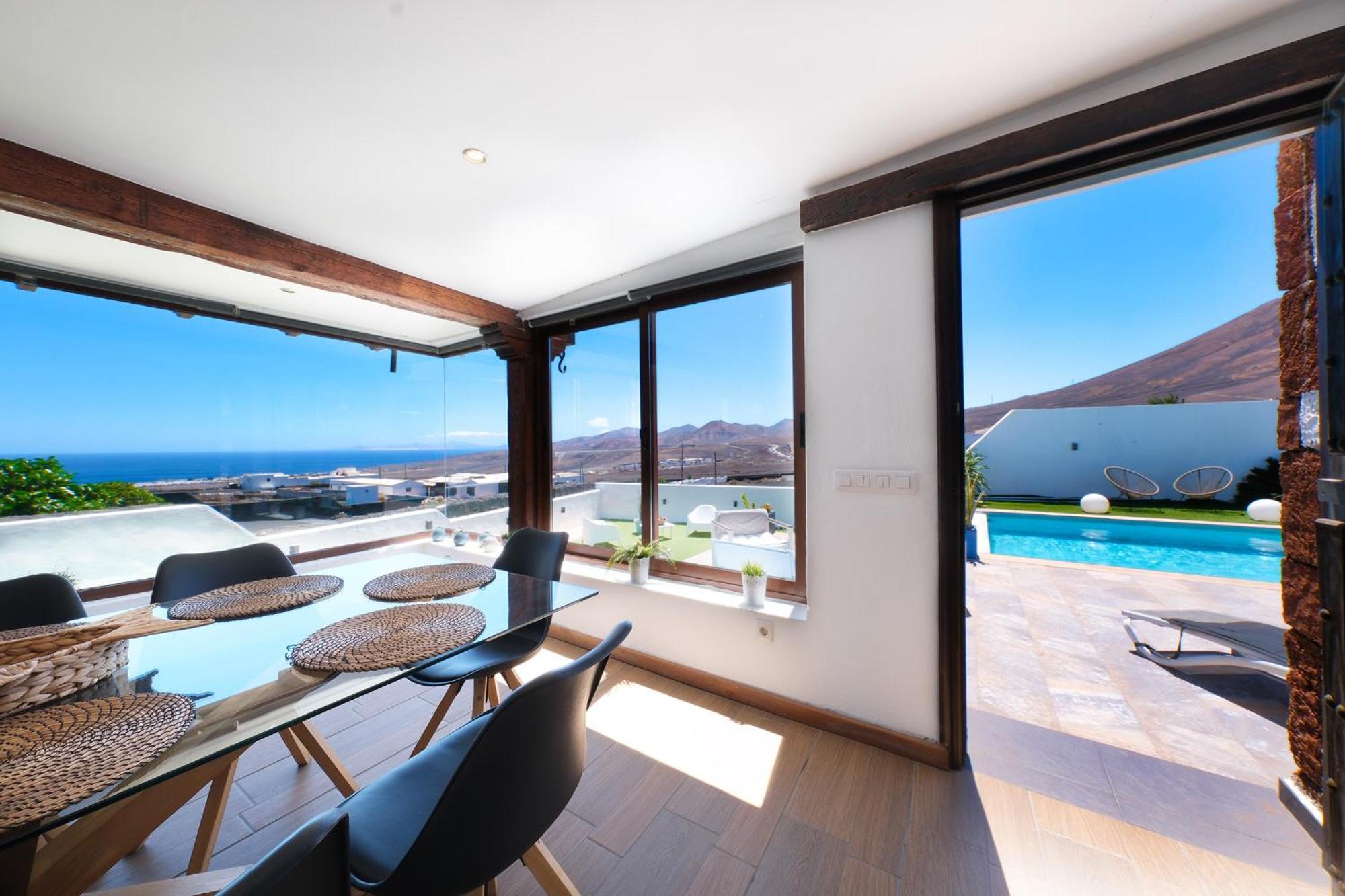 Villa Macher Piscina Y Bar Piscina 蒂亚斯 外观 照片