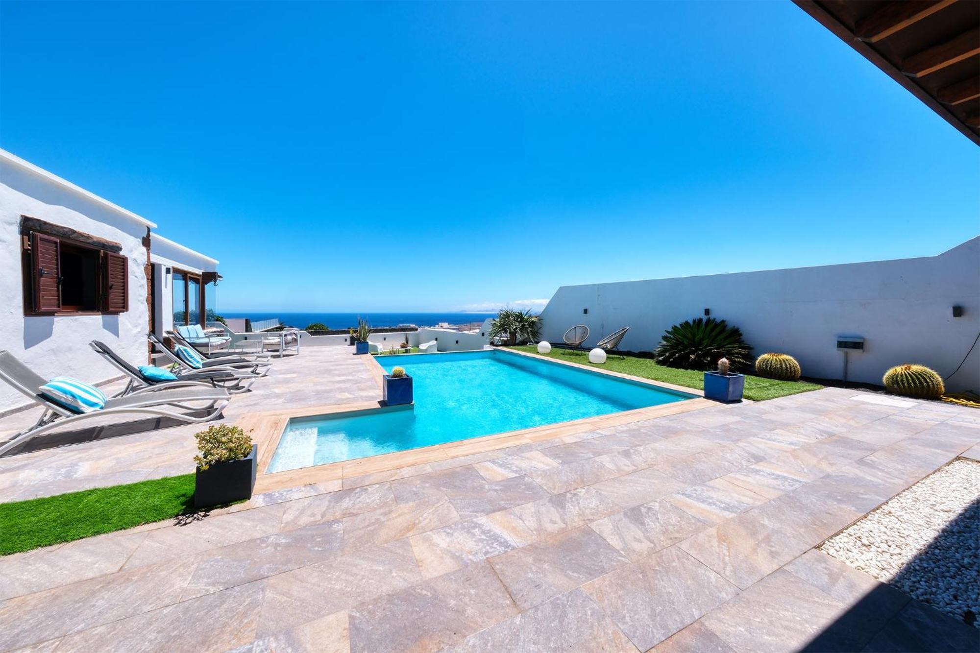 Villa Macher Piscina Y Bar Piscina 蒂亚斯 外观 照片
